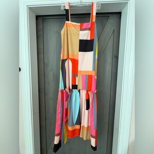 Women’s colorful midi sundress